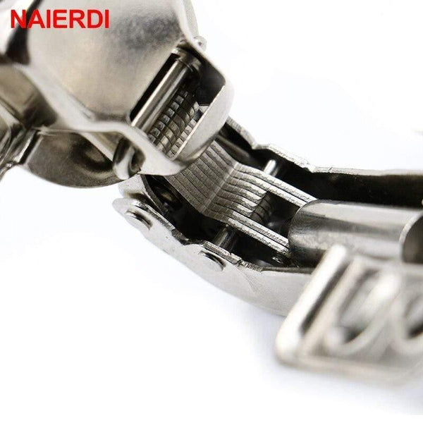 90 Degree Hydraulic Hinge Angle Corner Fold Cabinet Door Hinges Furniture Hardware For Home Kitchen Cupboard With Screws