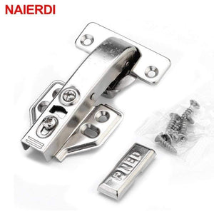 90 Degree Hydraulic Hinge Angle Corner Fold Cabinet Door Hinges Furniture Hardware For Home Kitchen Cupboard With Screws