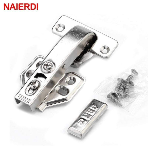 90 Degree Hydraulic Hinge Angle Corner Fold Cabinet Door Hinges Furniture Hardware For Home Kitchen Cupboard With Screws