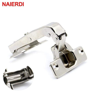 90 Degree Hydraulic Hinge Angle Corner Fold Cabinet Door Hinges Furniture Hardware For Home Kitchen Cupboard With Screws