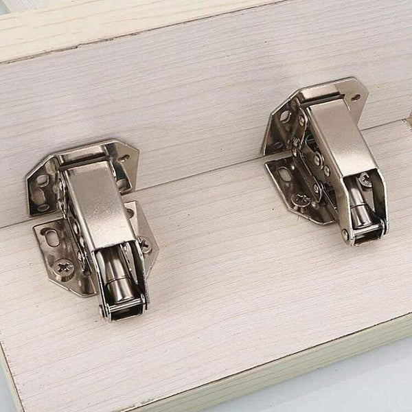 Planet Gates 90 Degree Not Drilling Hole Cabinet Hinge Hydraulic  Cabinet Cupboard Door Hinges Soft Close Furniture hinges Hardware