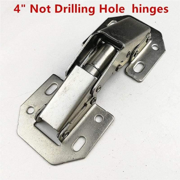 Planet Gates 90 Degree Not Drilling Hole Cabinet Hinge Hydraulic  Cabinet Cupboard Door Hinges Soft Close Furniture hinges Hardware