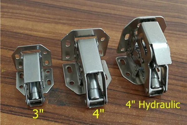 Planet Gates 90 Degree Not Drilling Hole Cabinet Hinge Hydraulic  Cabinet Cupboard Door Hinges Soft Close Furniture hinges Hardware
