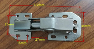 Planet Gates 90 Degree Not Drilling Hole Cabinet Hinge Hydraulic  Cabinet Cupboard Door Hinges Soft Close Furniture hinges Hardware