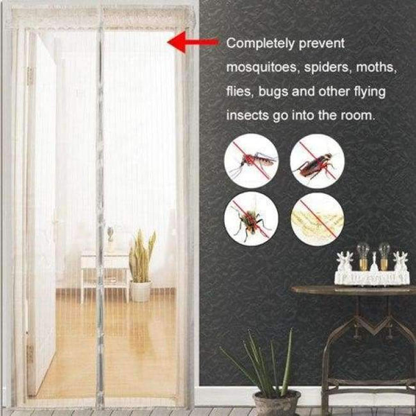 Planet Gates 90 x 210cm Summer Anti Mosquito Window Screens Magnetic Curtains Automatic Closing Door Window Tulle Curtains in Various Sizes Dropshipping