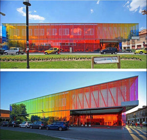 90 x 300 cm window film Decorative Color Changing Iridescent Rainbow Effect Window Sticker