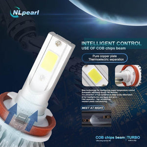 Planet Gates 9004/HB1 Hi/Lo COB Chips 6000K C6 Car Light Fog Led Lamp H11 2 Pcs H4 H7 H1 H3 H13 9012 9005 9006 Spot Led Fog H11 Led Canbus No Error