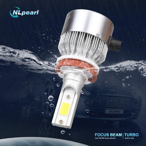 Planet Gates 9004/HB1 Hi/Lo COB Chips 6000K C6 Car Light Fog Led Lamp H11 2 Pcs H4 H7 H1 H3 H13 9012 9005 9006 Spot Led Fog H11 Led Canbus No Error