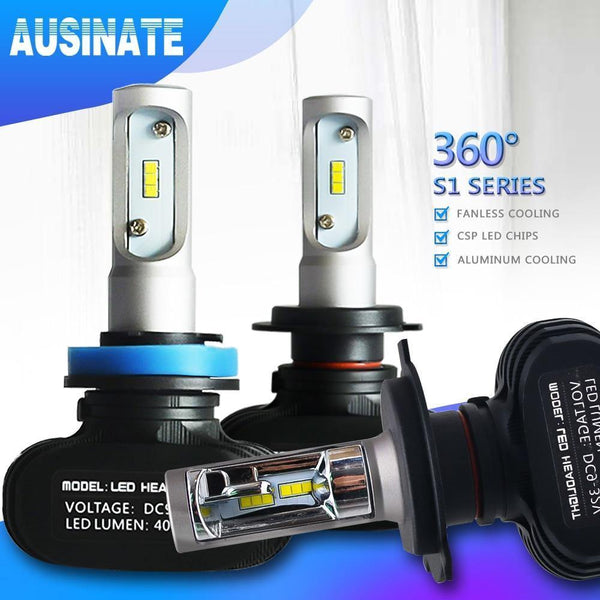 Planet Gates 9005/HB3 H7 LED H4 H1 H3 H8 H9 H11 9006 9005 Auto Car Headlight Bulb CSP Chip 50W 8000LM Automobile Headlamp Fog Light 6500K Led Lamp 12V