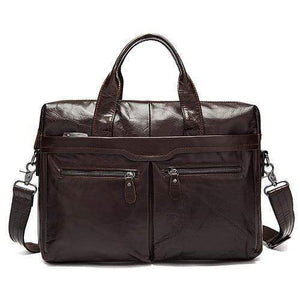 Planet Gates 9005coffee / China Leather Briefcases men laptop male messenger bag Men's Genuine leather shoulder bags briefcase for documents  handbag 9005