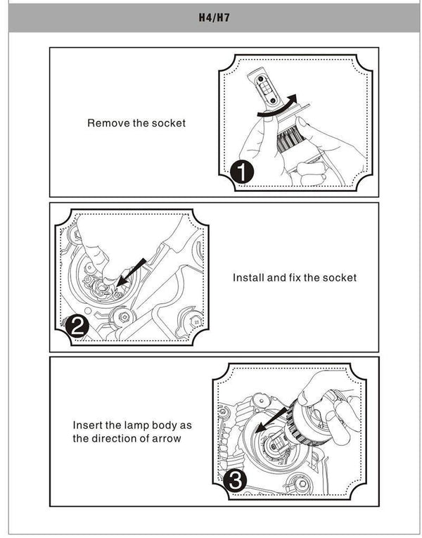 Planet Gates 9006/HB4 LED H7 H4 H11 Bulb H1 H3 HB4 9006 HB3 9005 H13 LED Headlight Kit 72W 8000lm 6500K LED Lamp Auto H 7 11 LED Car Light 12v