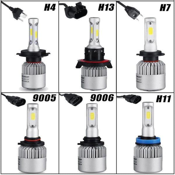 Planet Gates 9006/HB4 LED H7 H4 H11 Bulb H1 H3 HB4 9006 HB3 9005 H13 LED Headlight Kit 72W 8000lm 6500K LED Lamp Auto H 7 11 LED Car Light 12v