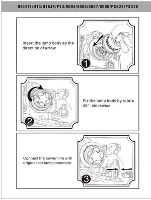 Planet Gates 9006/HB4 LED H7 H4 H11 Bulb H1 H3 HB4 9006 HB3 9005 H13 LED Headlight Kit 72W 8000lm 6500K LED Lamp Auto H 7 11 LED Car Light 12v