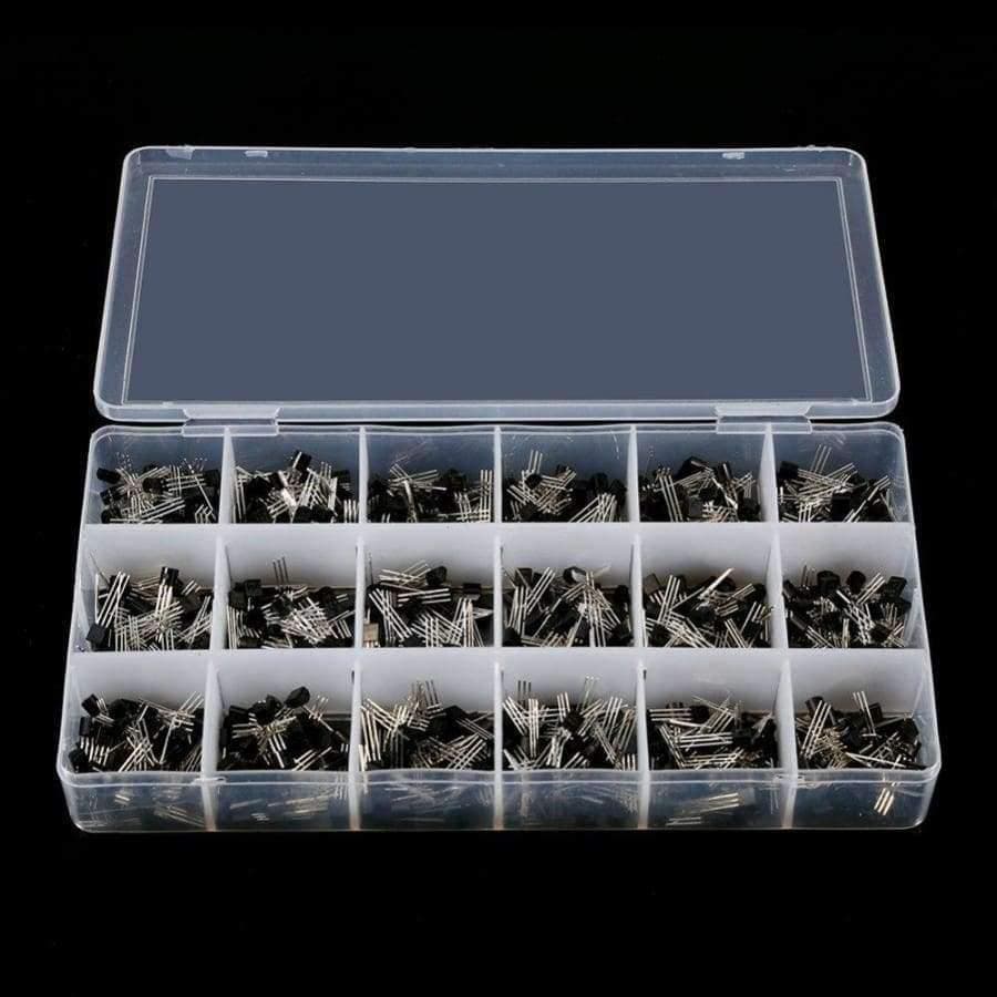 900Pcs/box A1015-2N5551 18 Values Transistor Mixed Transistors ...