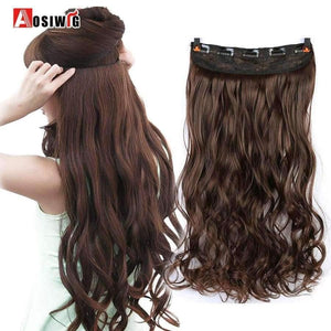 Planet Gates 901-102 / 24inches Long Wavy Hair Clip Extension High Temperature Synthetic Female Fiber Wig