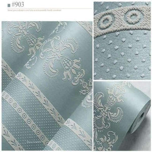 Planet Gates 903 / 53cm X 10m 3D Embossed Flower Wallpaper Desktop 3D Pink Floral Wallpaper Roll Modern Living Room Wall Paper Non-Woven Home Decor Yellow Art