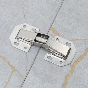 90Degree3-4Inch Not Drilling Hole Cabinet Hinge Cabinet Door Soft Closing Hinge Hydraulic Buffer Hinge Furniture Hardware