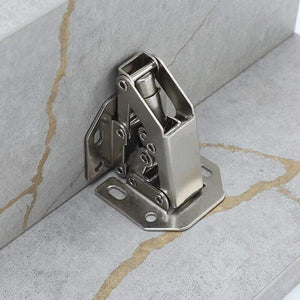 90Degree3-4Inch Not Drilling Hole Cabinet Hinge Cabinet Door Soft Closing Hinge Hydraulic Buffer Hinge Furniture Hardware