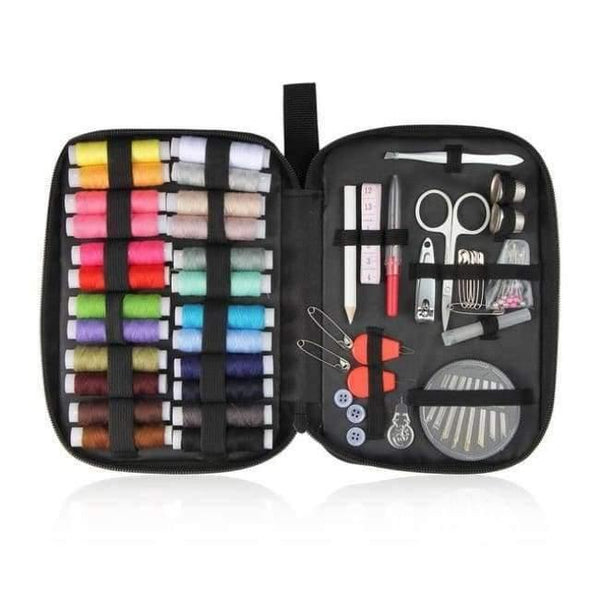 Planet Gates 90pcs 25/90/94pcs Multifunction Sewing Box Sewing Thread Stitches Needles Tool Set Cloth Buttons Craft Scissor Travel Sewing Kits Case