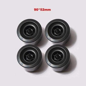 Planet Gates 90x52mm Black Skateboard Wheels 78A 90x52mm 4pcs Electric Longboard Wheel 97*52mm Roller Skate Tires Wheel Rubber Wheel for Longboard Scooter