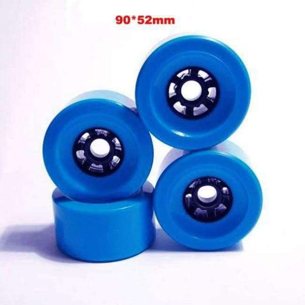 Planet Gates 90x52mm Blue Skateboard Wheels 78A 90x52mm 4pcs Electric Longboard Wheel 97*52mm Roller Skate Tires Wheel Rubber Wheel for Longboard Scooter
