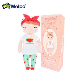 Planet Gates 913-1-Box Metoo Dolls Toys For Girls Baby Beautiful Fruit Angela Cute Rabbit Soft Plush Stuffed Animals For Kids Infant