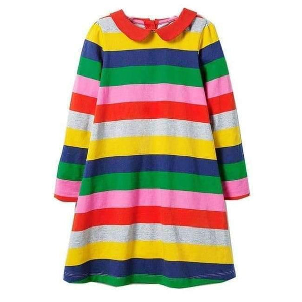 Planet Gates 92 / 2T Girl Dresses Long Sleeve  Brand 100% Cotton Baby Dress Christmas Children Clothes Kids Dress Princess Vestido