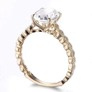 Planet Gates 925 Certified Oval Cut 9x7mm 2.16ct 100% Genuine White Topaz Real Diamonds Gemstone Engagement Ring Fine Jewelry