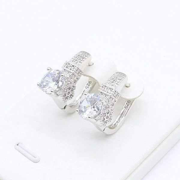 Planet Gates 925 Silver Jewelry Sets for Women Bracelet Necklace Pendant Ring Hoop Earrings Birthday Wedding Gift