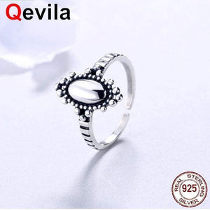 Planet Gates 925 Silver Women‘s Ring Simple Punk Elegant Wedding Engagement Party Ring Female Jewelry Boho Birthday Gift