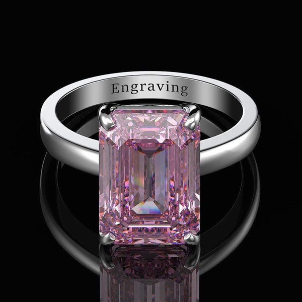 Planet Gates 925 Solid Sterling Silver Created Moissanite Gemstone Wedding Engagement Diamonds Ring Fine Jewelry Gifts Wholesale