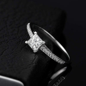 Planet Gates 925 Solid Sterling Silver Created Moissanite Gemstone Wedding Engagement Diamonds Ring Fine Jewelry Gifts Wholesale