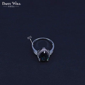 Planet Gates 925 Sterlig Silver Jewelry Set Multicolor Rainbow Zircon For Women Necklace Pendant Earrings Rings Free Gift Box