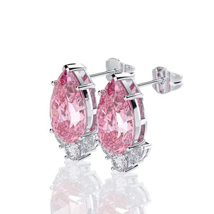 Planet Gates 925 Sterling Silver Aquamarine Sapphire Gemstone Diamonds White Gold Earrings Ear Studs Fine Jewelry Wholesale