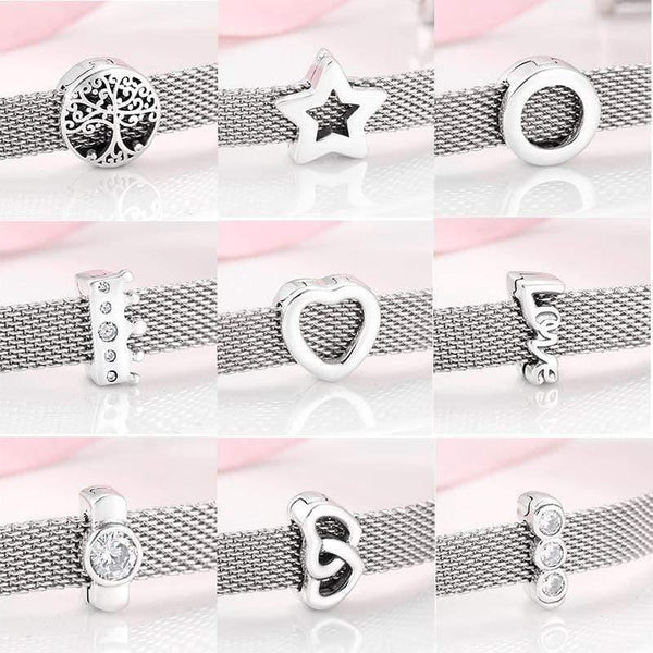 Planet Gates 925 Sterling Silver Beautiful clips Beads Fit Original Reflections Charm Bracelet women Jewelry making