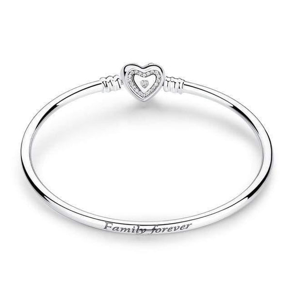 Planet Gates 925 Sterling Silver Bracelet Bead Charm Heart Snowflake Rose Snake Chain Basic Bracelets Pan Women DIY Jewelry