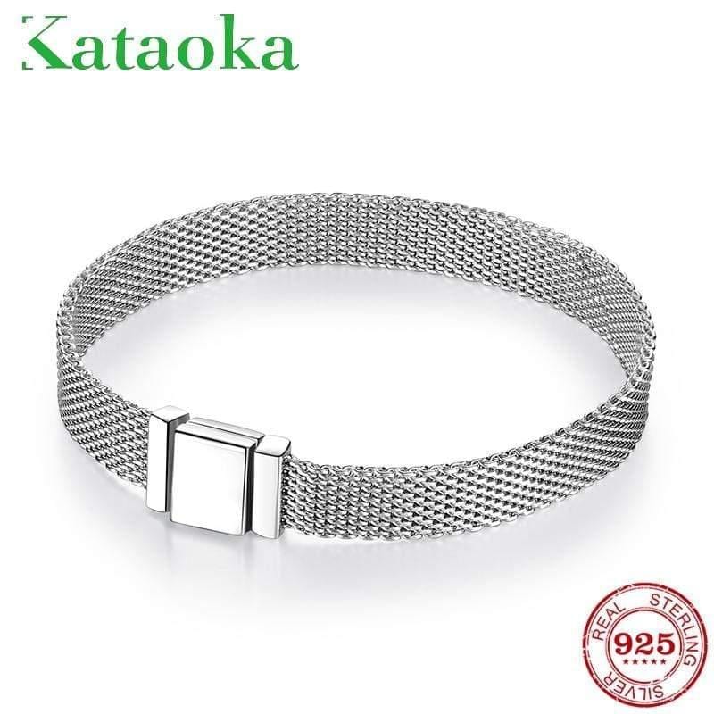 Planet Gates 925 Sterling Silver Clip Bead Bracelets for Women Fit Original Reflexions Bracelet charms femme Jewelry Fashion 2019