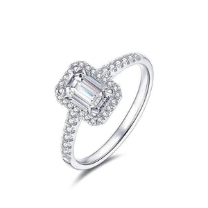 Planet Gates 925 Sterling Silver Created Moissanite Diamonds Crystal Gemstone Engagement Wedding Rings Jewelry Wholesale