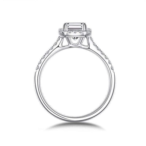 Planet Gates 925 Sterling Silver Created Moissanite Diamonds Crystal Gemstone Engagement Wedding Rings Jewelry Wholesale