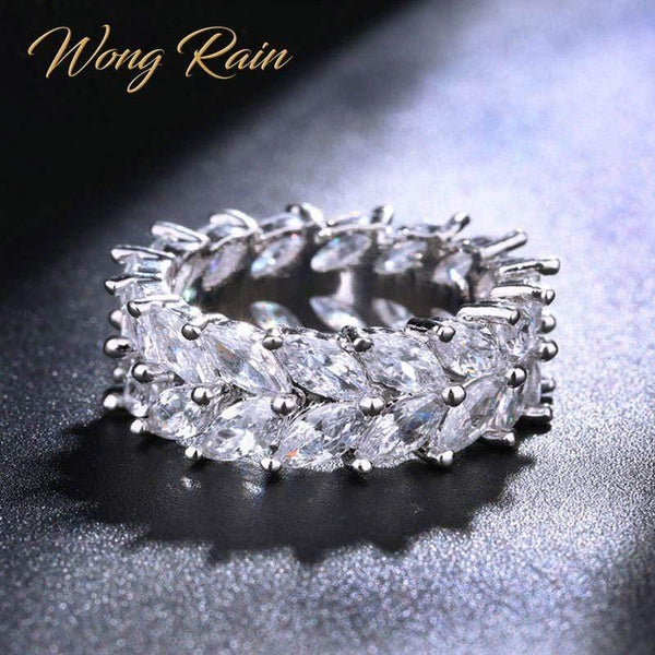 Planet Gates 925 Sterling Silver Created Moissanite Gemstone Wedding Engagement Diamonds Women Ring Fine Jewelry Wholesale