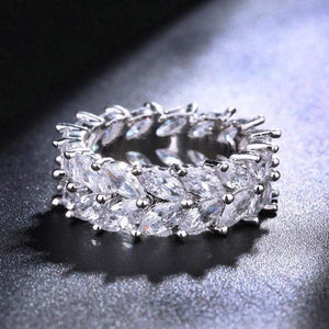 Planet Gates 925 Sterling Silver Created Moissanite Gemstone Wedding Engagement Diamonds Women Ring Fine Jewelry Wholesale