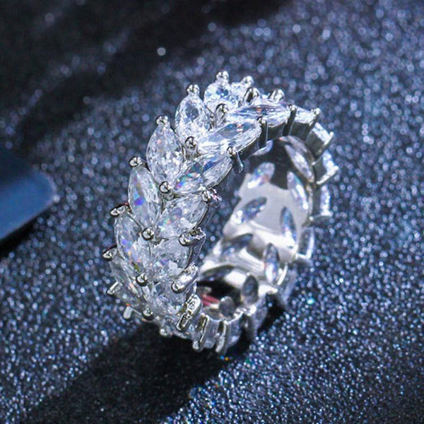 Planet Gates 925 Sterling Silver Created Moissanite Gemstone Wedding Engagement Diamonds Women Ring Fine Jewelry Wholesale