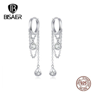 Planet Gates 925 Sterling Silver Geometric Hyperbole Stud Earrings for Women Cubic Zircon Sterling Silver Jewelry ECE638