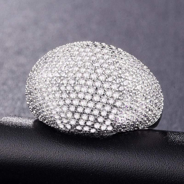 Planet Gates 925 sterling silver jewelry diamond ring Stainless steel men's Indian jewelry Treasure full of zircon gold ring rose gold B1041