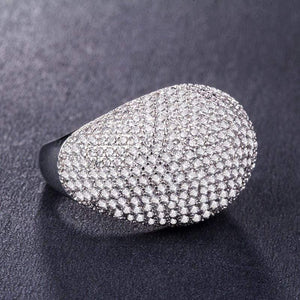 Planet Gates 925 sterling silver jewelry diamond ring Stainless steel men's Indian jewelry Treasure full of zircon gold ring rose gold B1041