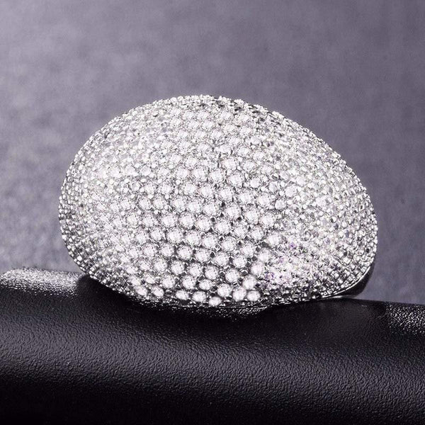 Planet Gates 925 sterling silver jewelry diamond ring Stainless steel men's Indian jewelry Treasure full of zircon gold ring rose gold B1041