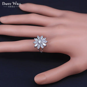 Planet Gates 925 Sterling Silver Jewelry Sets Cubic Zirconia Drop Earrings Necklace Bracelet Ring Set For Women