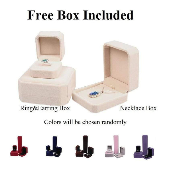 Planet Gates 925 Sterling Silver Natural Amethyst Stones Gemstone Diamond Jewelry Women's Female Wedding Rings with Box CJ037