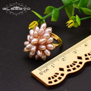 Planet Gates 925 Sterling Silver Natural Fresh Water Pink Pearl Heart Shape Ring For Women Wedding Fine Jewelry anillos mujer GR0235