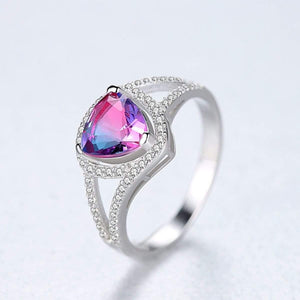 Planet Gates 925 Sterling Silver Natural Mystic Topaz Gemstone Wedding Engagement Diamonds Ring Fine Jewelry Wholesale